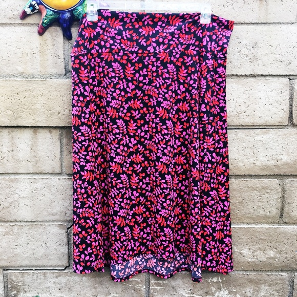 LuLaRoe Dresses & Skirts - Floral LULAROE Azure Knee Length A-Line